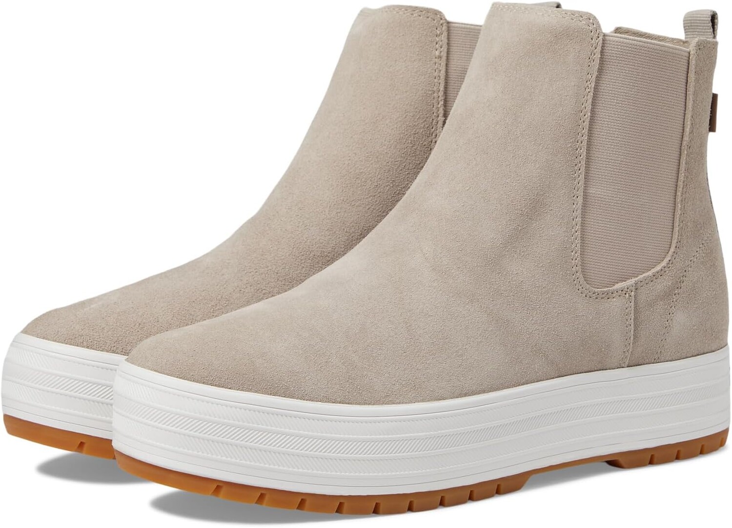 

Ботинки Keds The Platform Chelsea Lug, цвет Taupe Suede