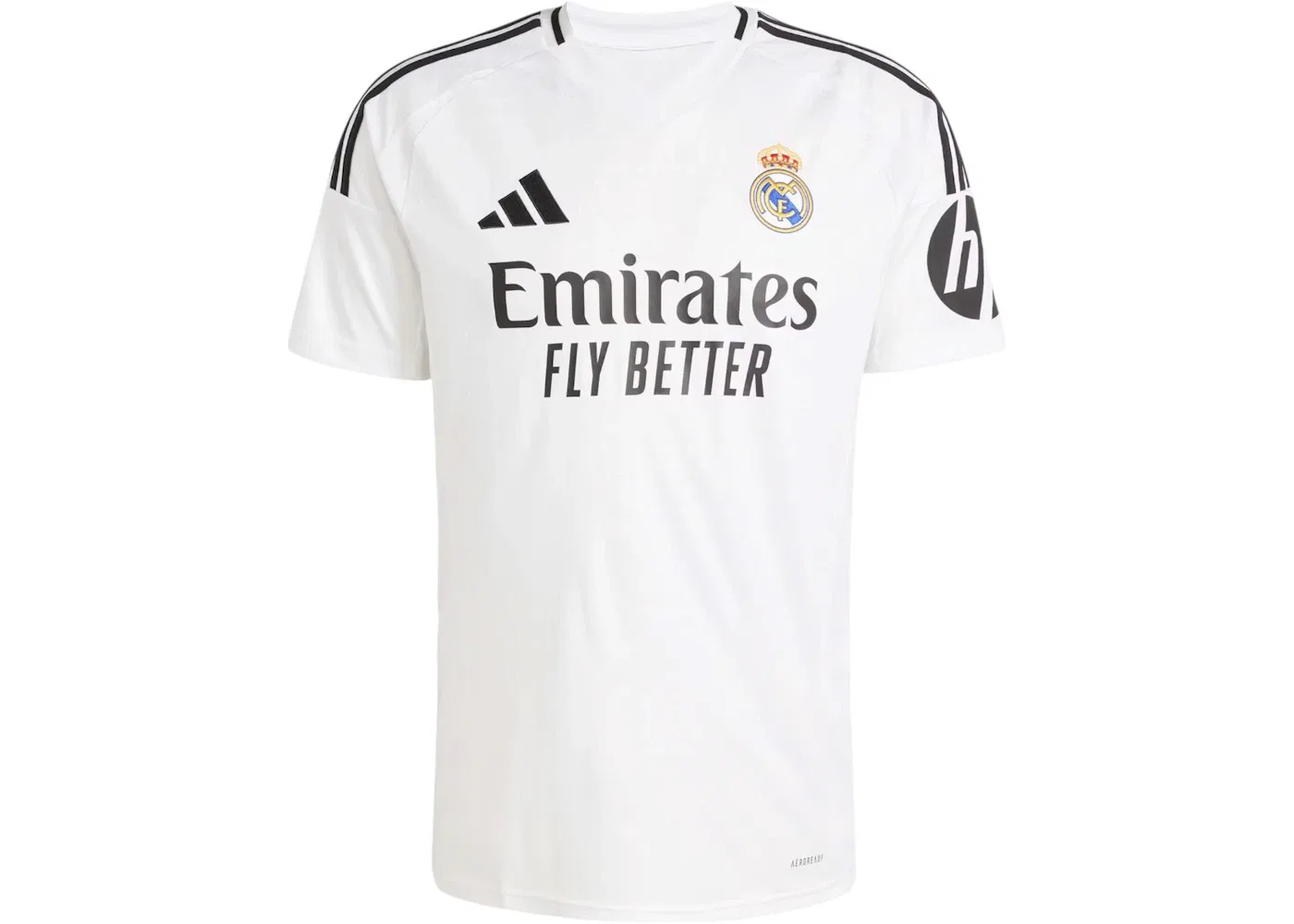 Мужская джерси с длинным рукавом Real Madrid 2024/25 Home Jersey Adidas, White/White