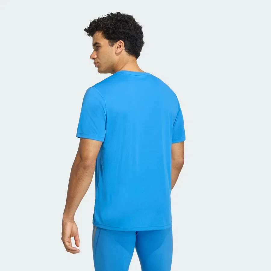 Футболка спортивная с длинным рукавом ADI365 Running Essentials adidas, Ray Blue — фото 2