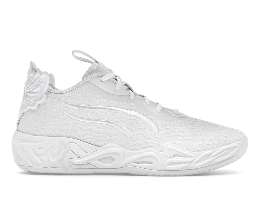 Детские кроссовки для мальчиков с принтом Puma LaMelo Ball MB.04 Lo Puma White