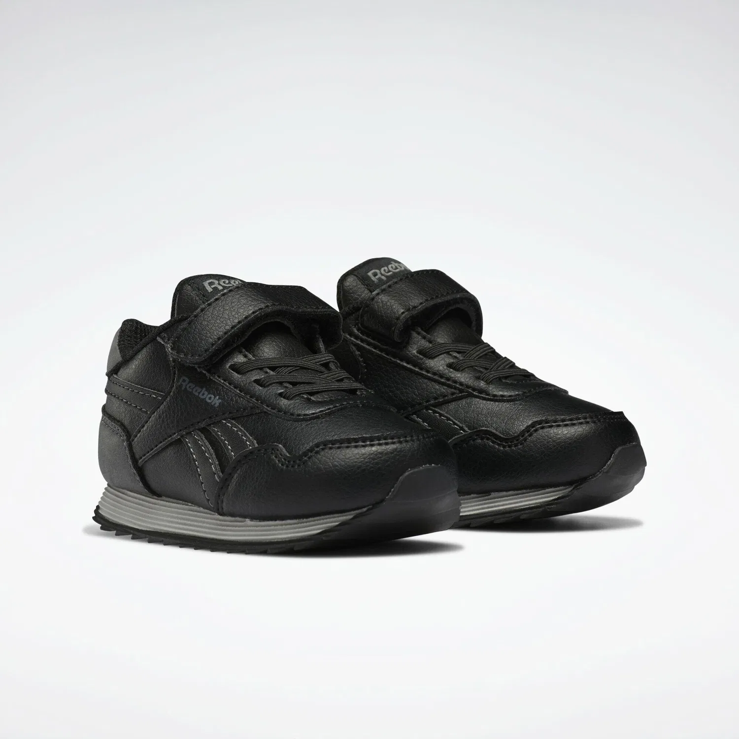 Детские кроссовки с H-ремнем Reebok Royal Classic Jogger 3 Shoes, Schwarz Grau — фото 4