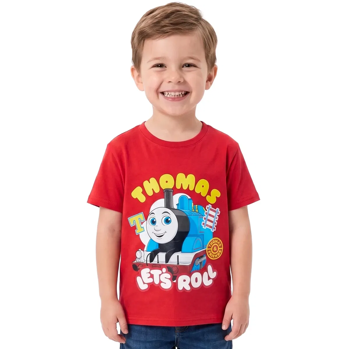 Детская футболка с принтом Thomas the Tank Engine Thomas & Friends, Red — фото 2