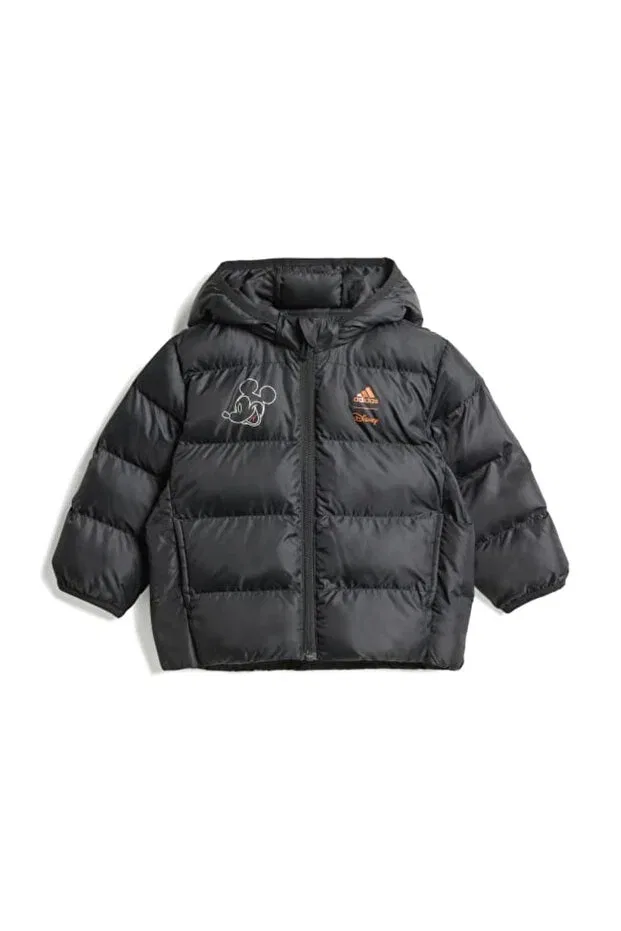 Детское пальто для девочек ветрозащитное Adidas, Black