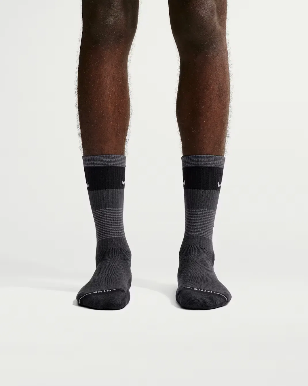 Носки средней высоты (1 пара) Nike Everyday Elevated, Anthracite/Black/Smoke Grey/Light Smoke Grey — фото 2