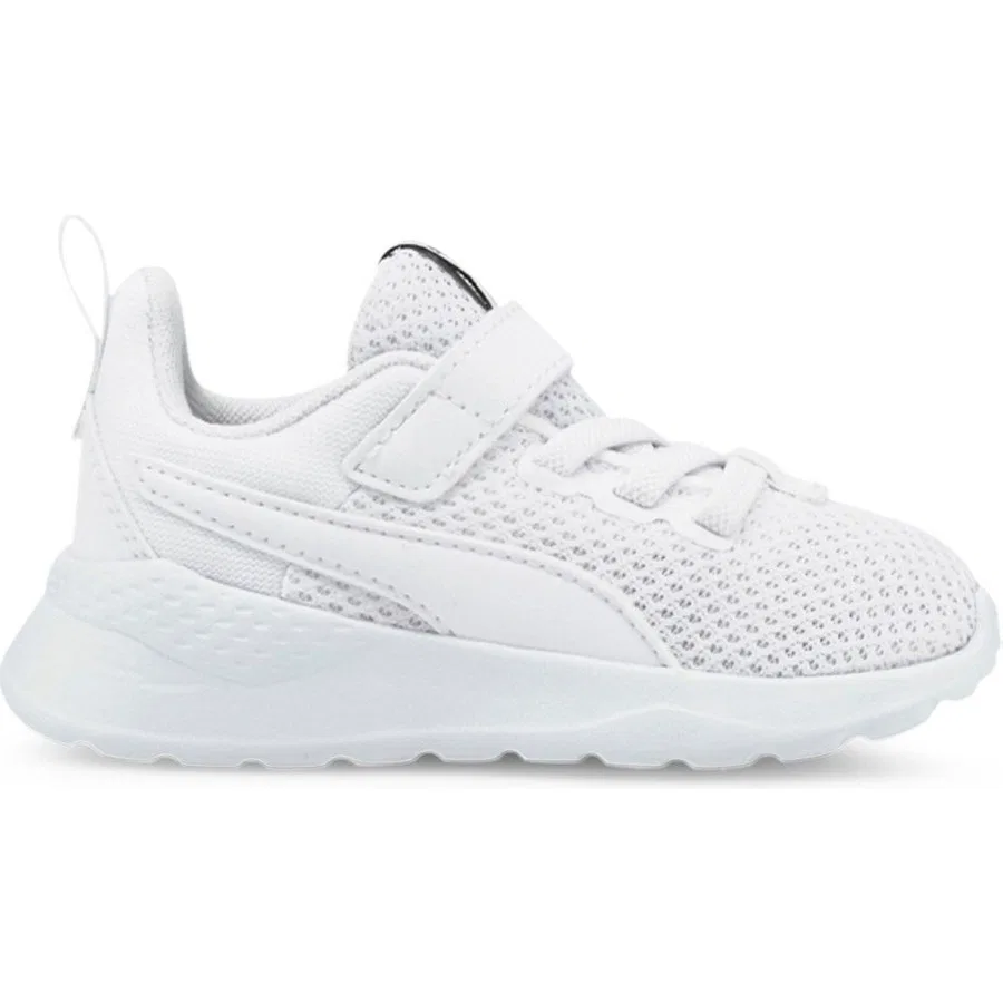 Кроссовки детские с липучкой и шнуровкой Anzarun Lite Puma, Белый — фото 4