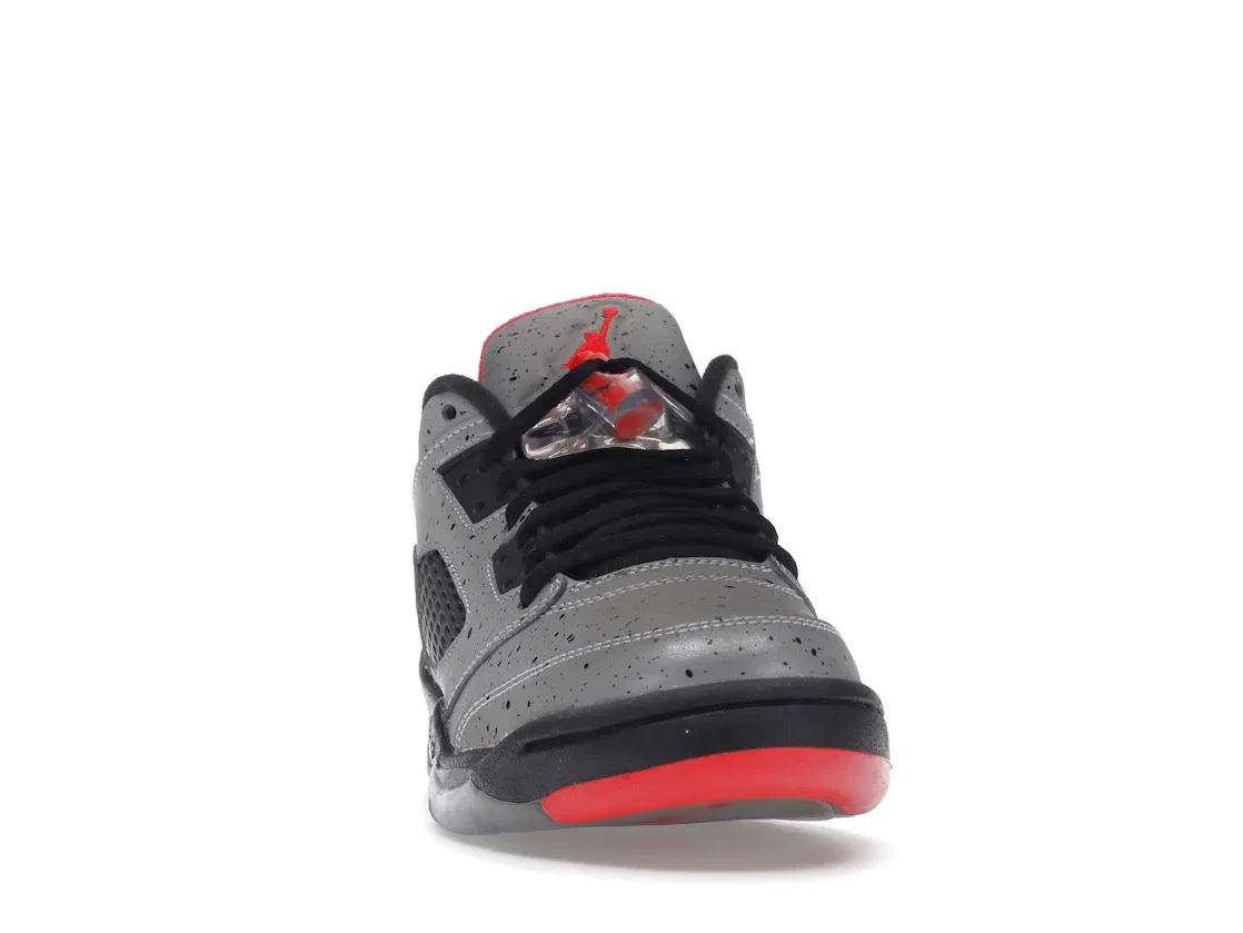 Детские кроссовки Lifestyle Jordan 5 Retro Low Jordan, Reflective Silver/Infrared 23-Black — фото 2