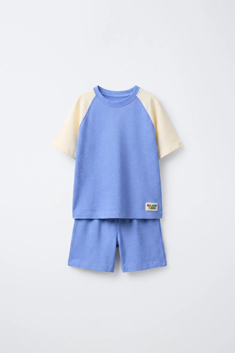 Пижама с текстурированной этикеткой, размер 1,5-6 лет ZARA, Blue