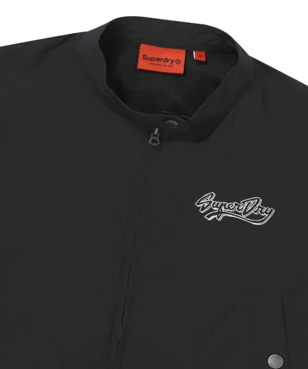 Куртка кроп-флайт из нейлона, Superdry, черный — фото 3
