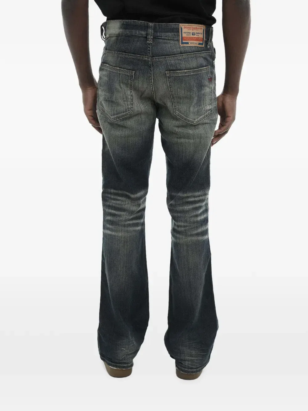 Джинсы Diesel 1998 slim-fit D-Buck расклешенные, синий — фото 3