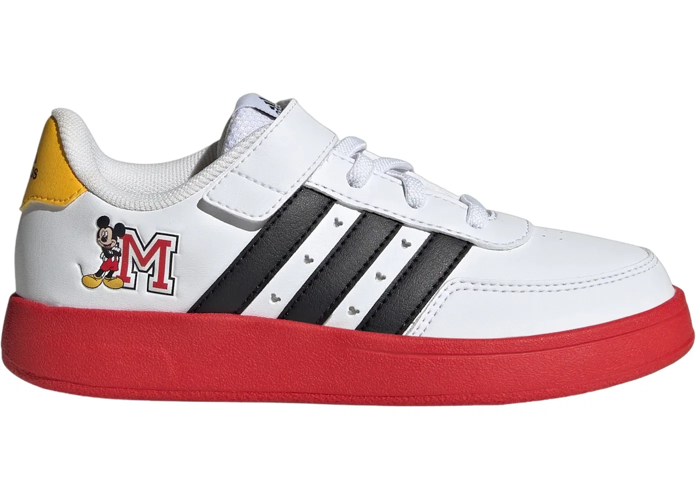 Детские кроссовки с тремя полосками Adidas Breaknet 2.0 Disney Adidas, Cloud White/Core Black/Scarlet