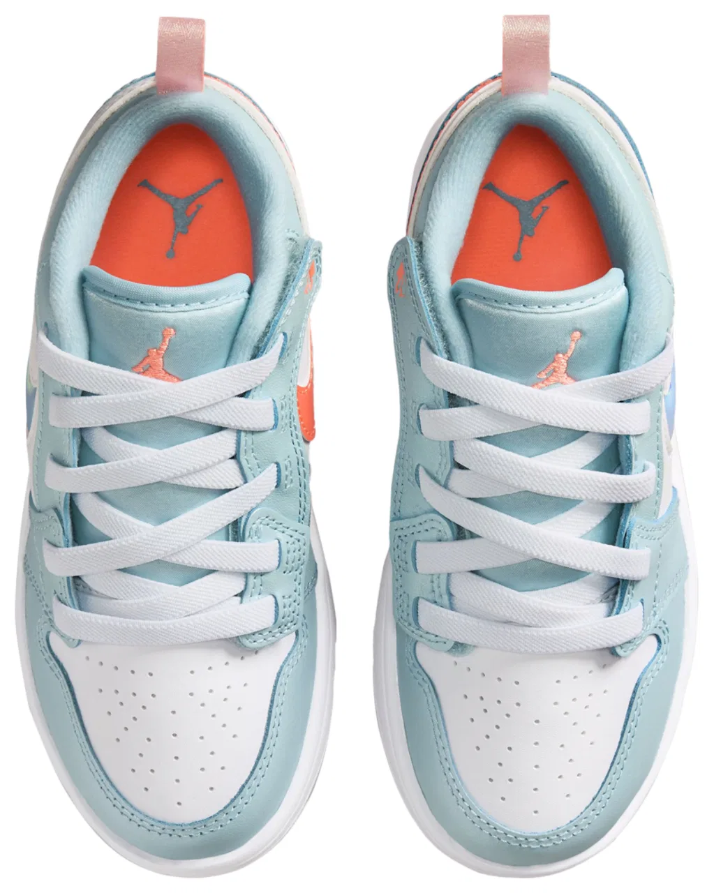 Кроссовки для девочек 1 Low Alt SE Jordan, цвет Ocean Bliss/Atomic Pink/White — фото 4