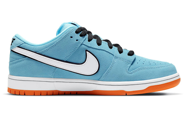 Кроссовки Nike SB Dunk Low, голубой/белый — фото 2