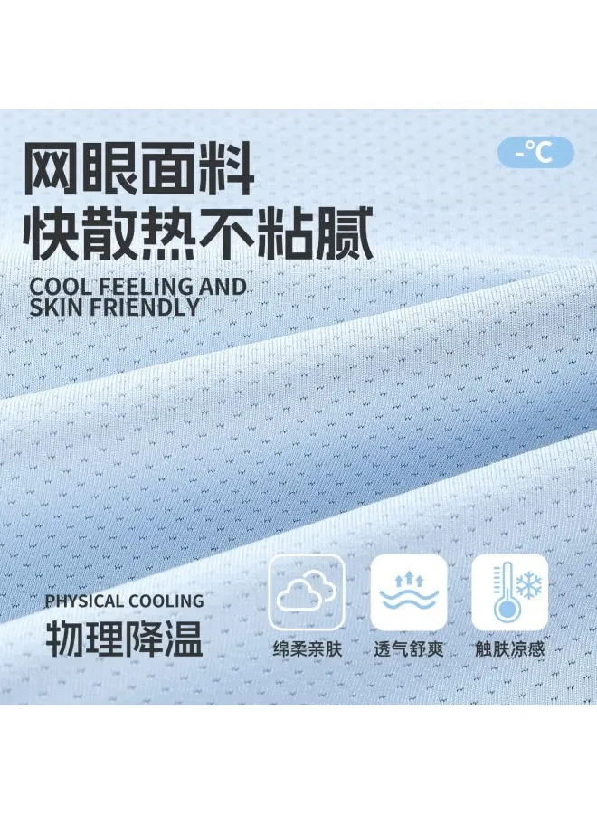 Комплект одежды для мальчиков с коротким рукавом и шортами, модель Cool & Quick-Dry, Jeanswest, синий — фото 3
