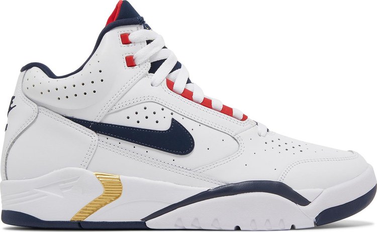 Кроссовки Nike Air Flight Lite Mid 'Olympic', белый - фото