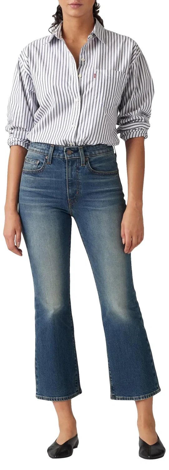 Женские джинсы клеш с заниженной талией 725 Authentic Kick Bootcut Ankle Levi's, Ankle Time