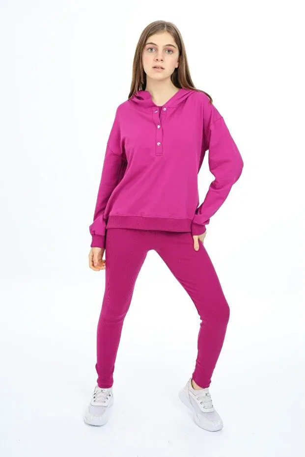 Детский комплект колготок для девочек хлопковый Triple Tights Set Toontoy, Plum