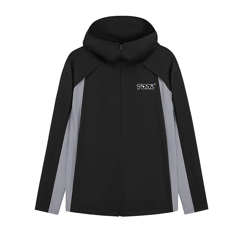 Детское солнцезащитное пальто с длинным рукавом Tonlion, Color-Blocked Breathable Sun-Protective Clothing In Military Green (Blue Dot And Black Lettering Chest Label On Taobao) — фото 4