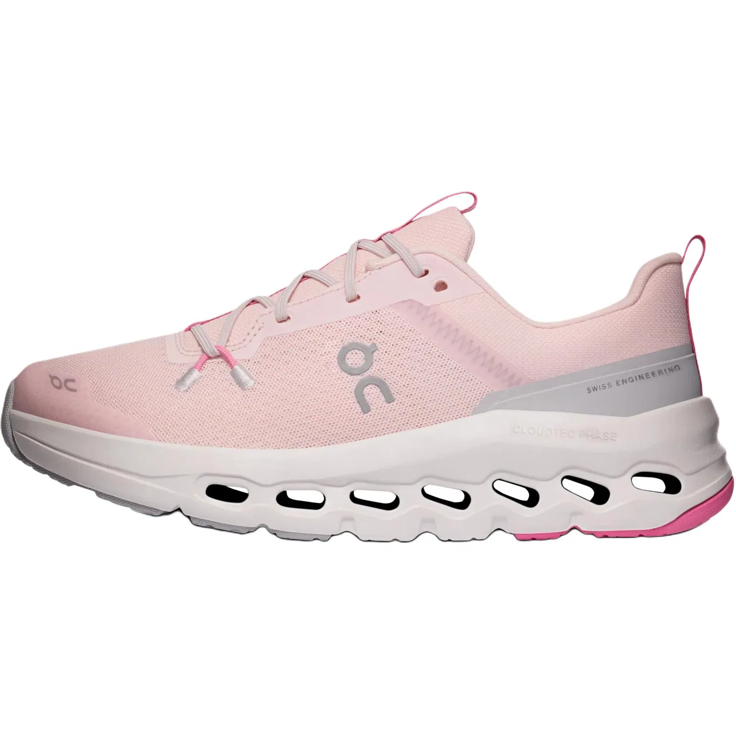 Детские кроссовки хлопковые Cloudleap On, Pink Gray