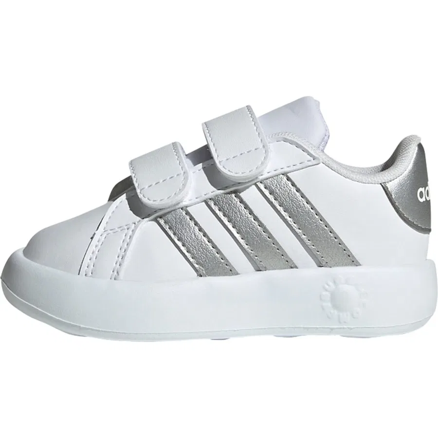 Кроссовки детские с ремешками Grand Court 2.0 adidas, Синий — фото 3