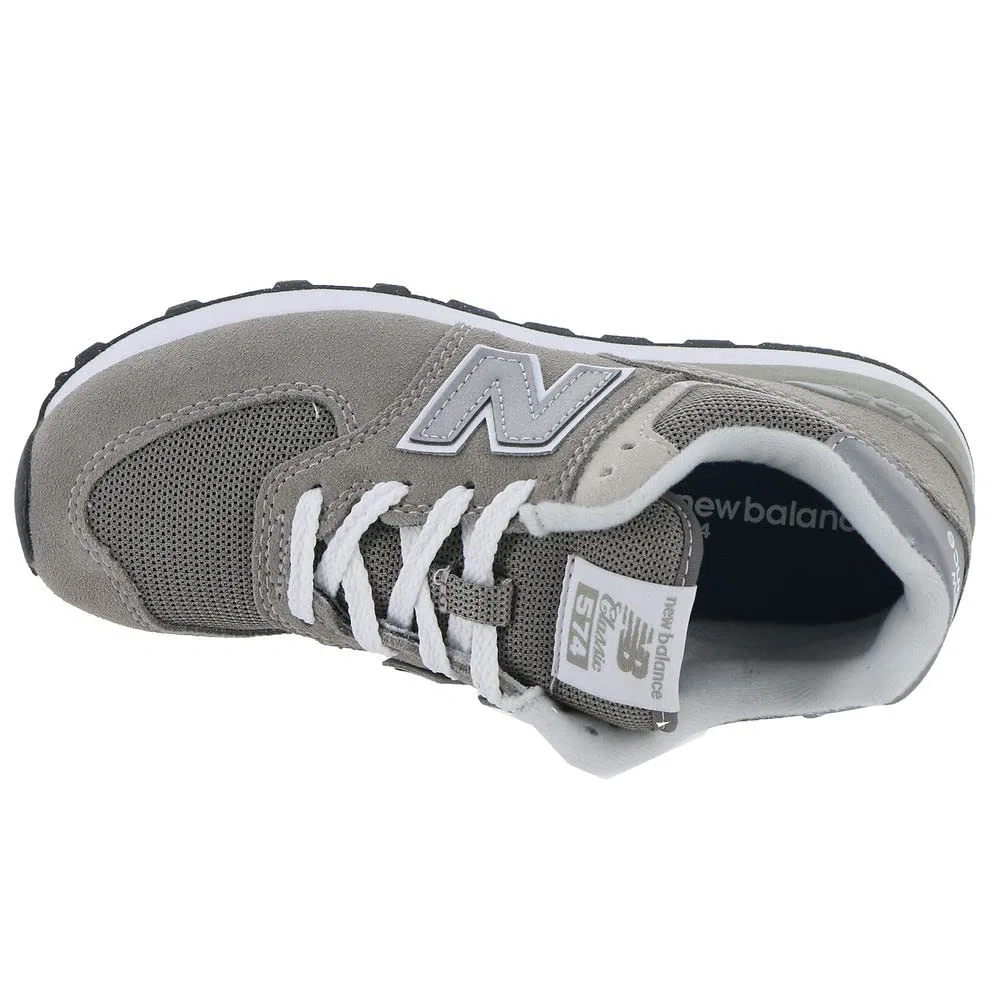 Детские кроссовки для девочек с замшевым верхом New Balance, Grey Vg — фото 2