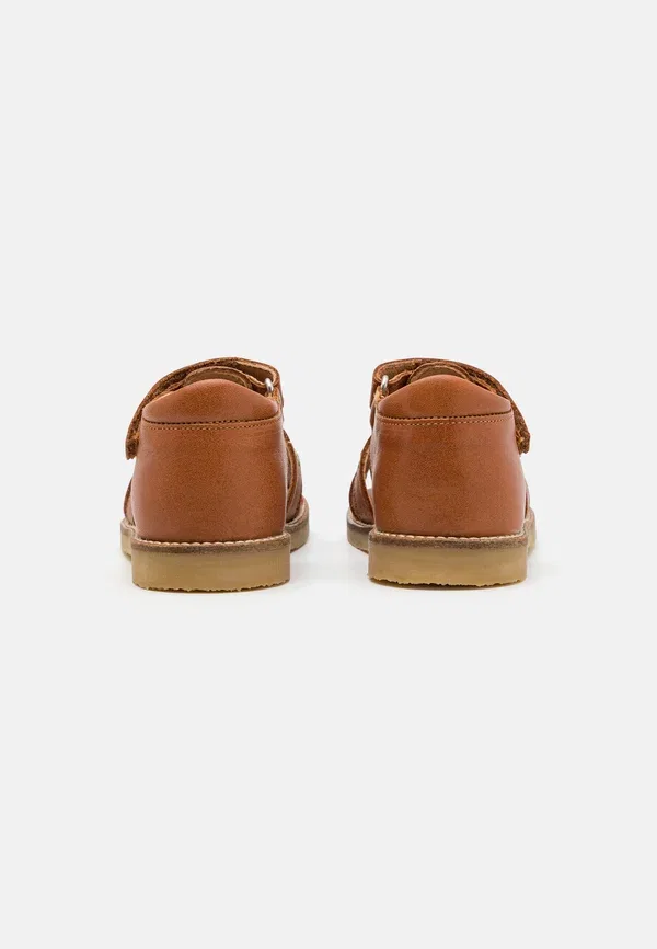 Ботинки кожаные Classic unisex - baby shoes Petit Nord Copenhagen, Cognac, коньячный — фото 3