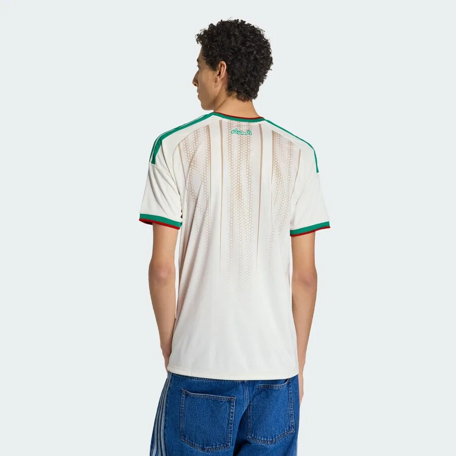 Футболка ADIDAS PERFORMANCE 'Algeria 26 Home' белого цвета — фото 4