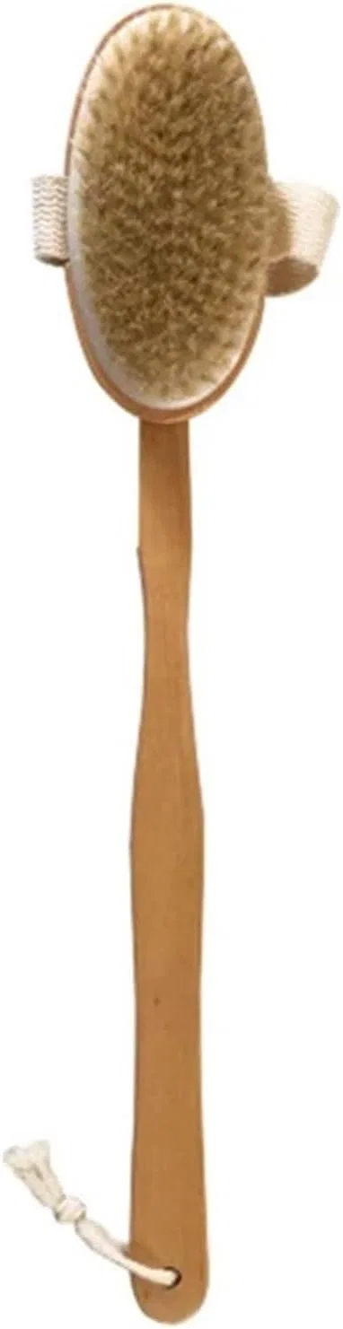 Щетка для спины, деревянная ручка, WLIHDB, 2 шт, 43x6,8 см