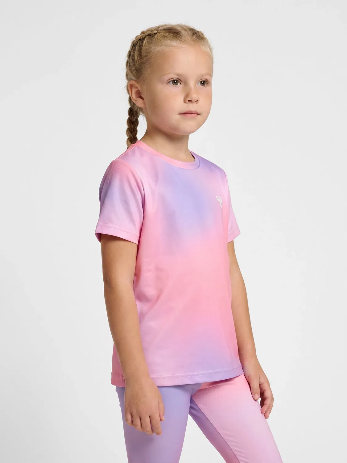 Функциональная футболка с градиентом Hmljr Gradient Hummel, розовый