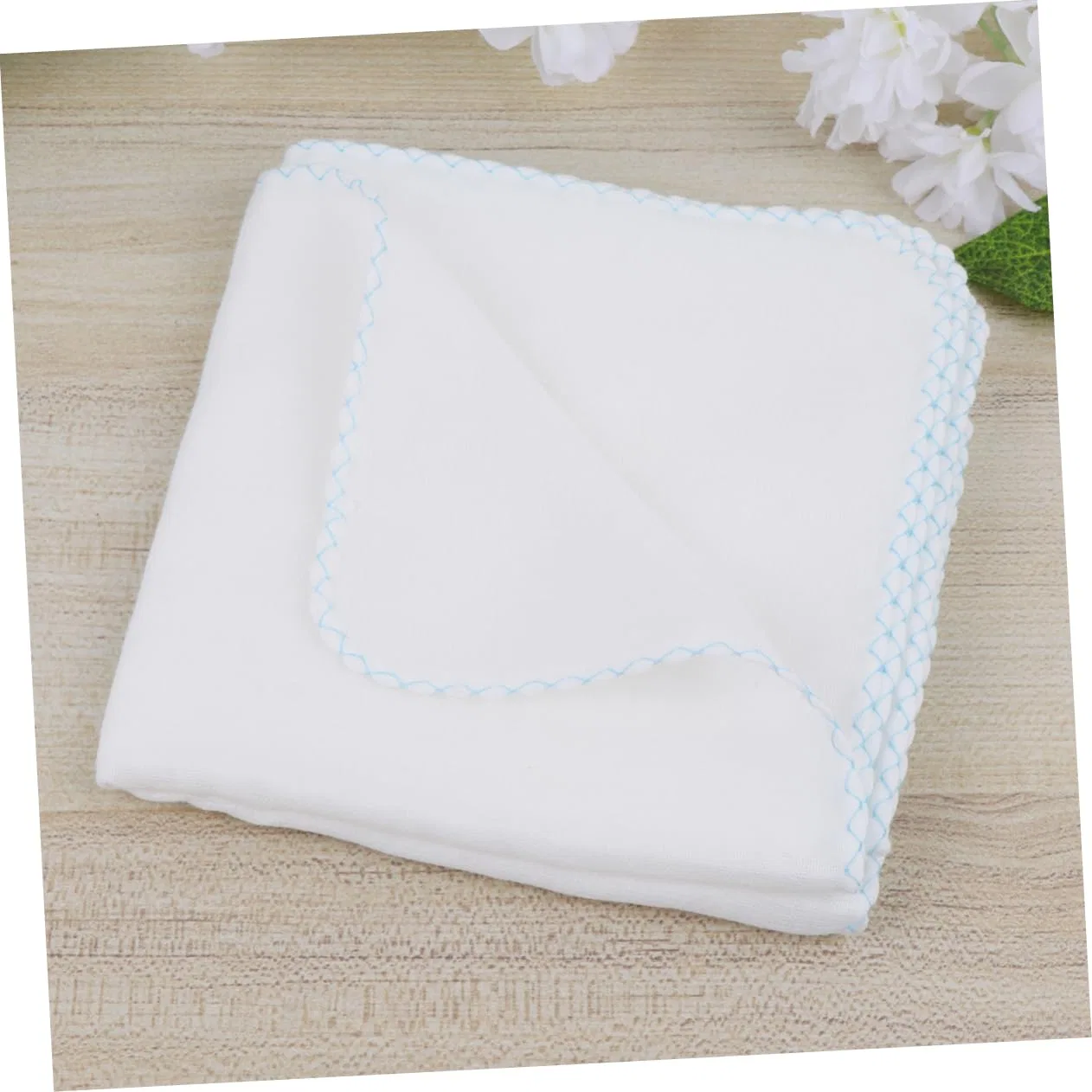 Салфетки для снятия макияжа, 10 шт, HONMEET, 28x28 см, Blue — фото 3