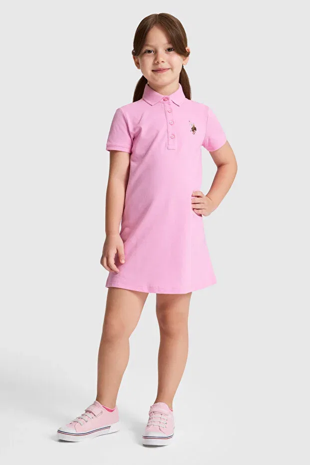 Детское платье для девочек трикотажное U.S. Polo Assn.