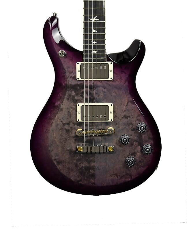 

PRS S2 McCarty 594 в цвете Faded Grey Black Purple Burst с сумкой для переноски