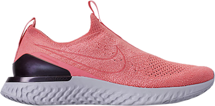 Кроссовки Nike Wmns Epic Phantom React Flyknit 'Bright Melon', оранжевый - фото