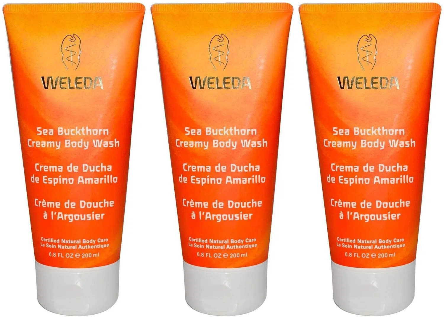 Крем-гель для душа Sea Buckthorn Vitalisation, WELEDA, 200 мл