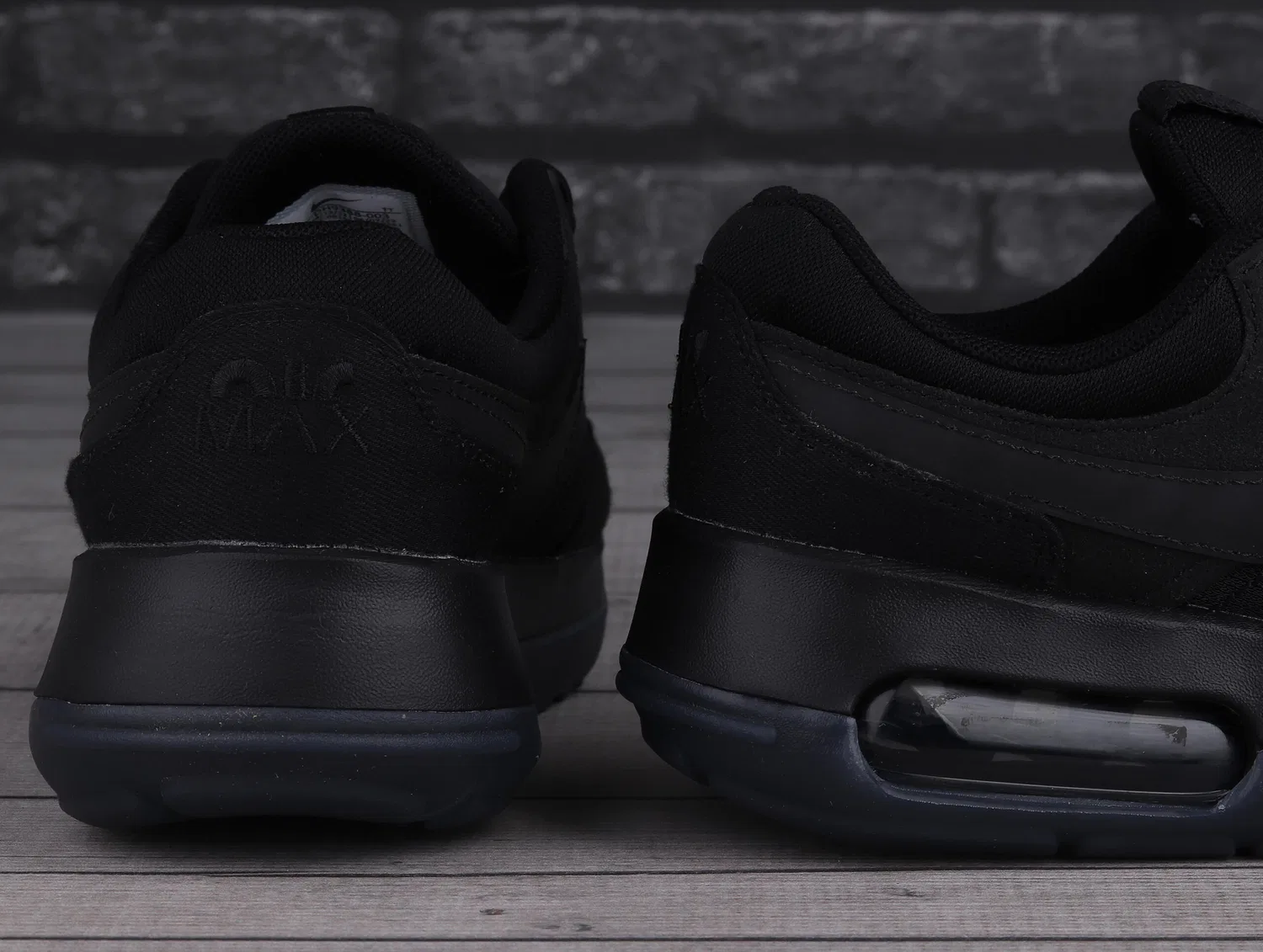Детские кроссовки с принтом Air Max Nike, Schwarz — фото 4