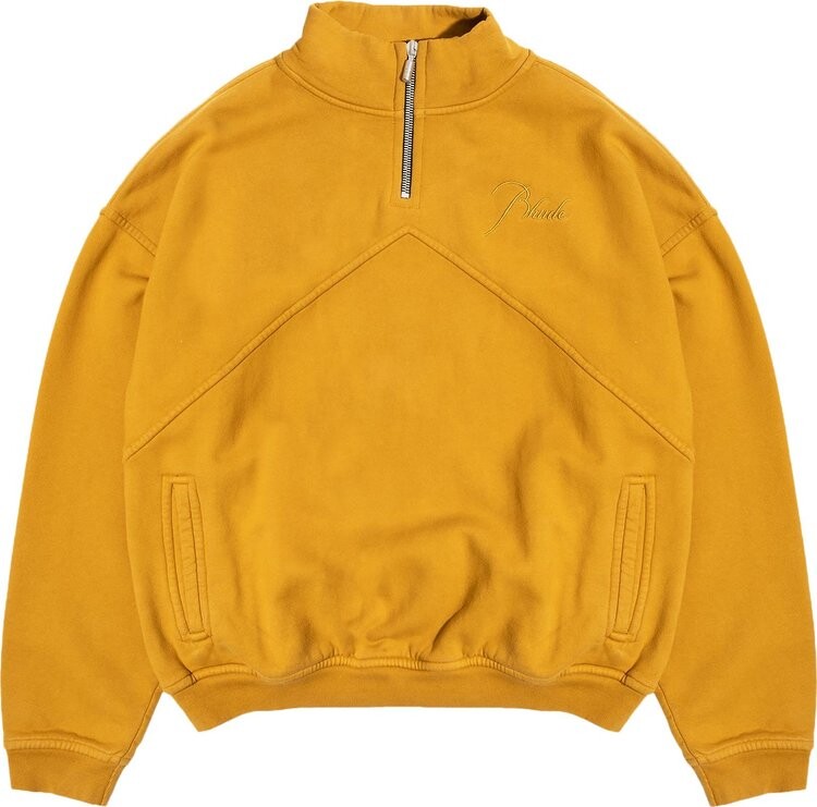 

Толстовка Rhude Quarter Zip 'Mustard', желтый