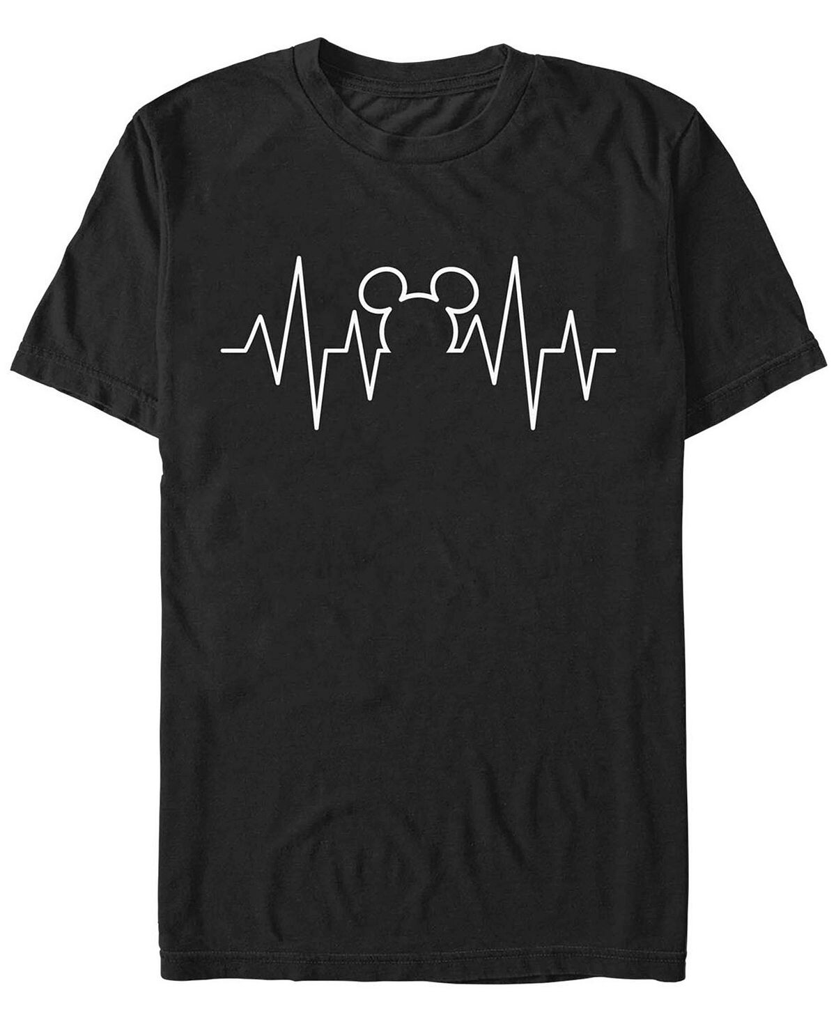

Мужская классическая футболка с коротким рукавом mickey heartline Fifth Sun, черный