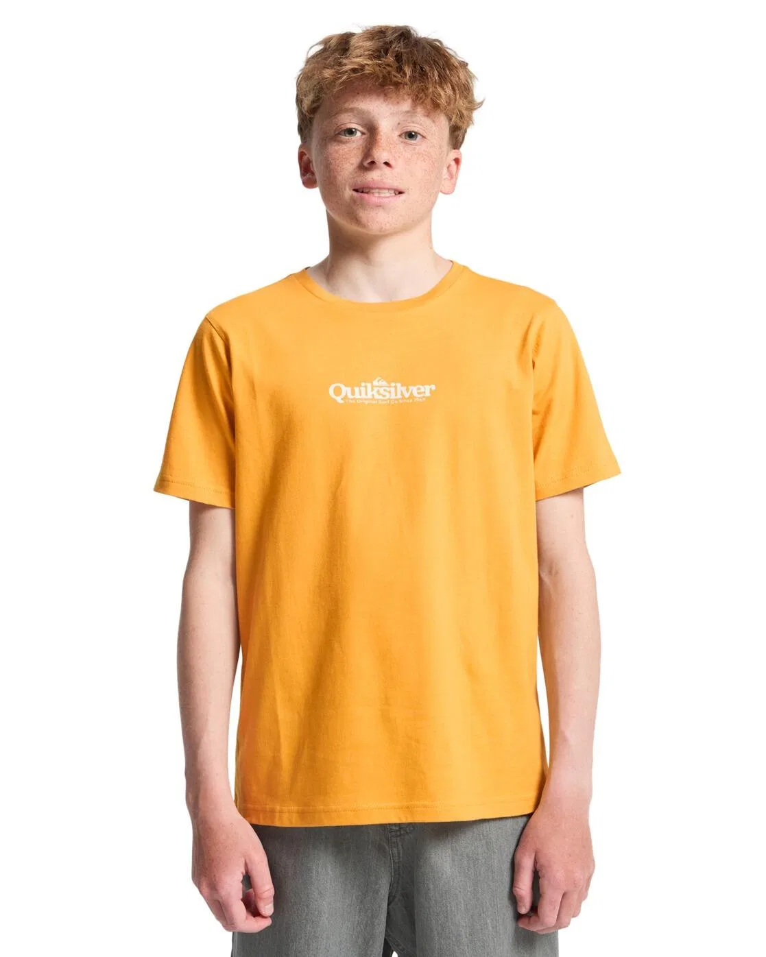 Детская футболка с принтом FINELINE Quiksilver, Sonnengelb