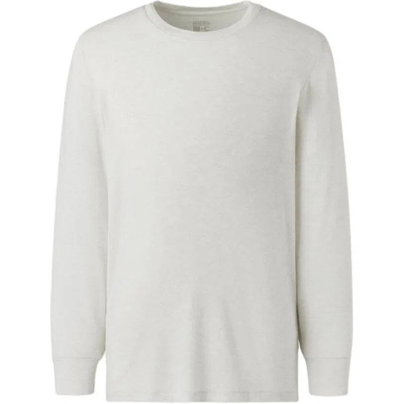 Мужская футболка с круглым вырезом Light Beige UNIQLO