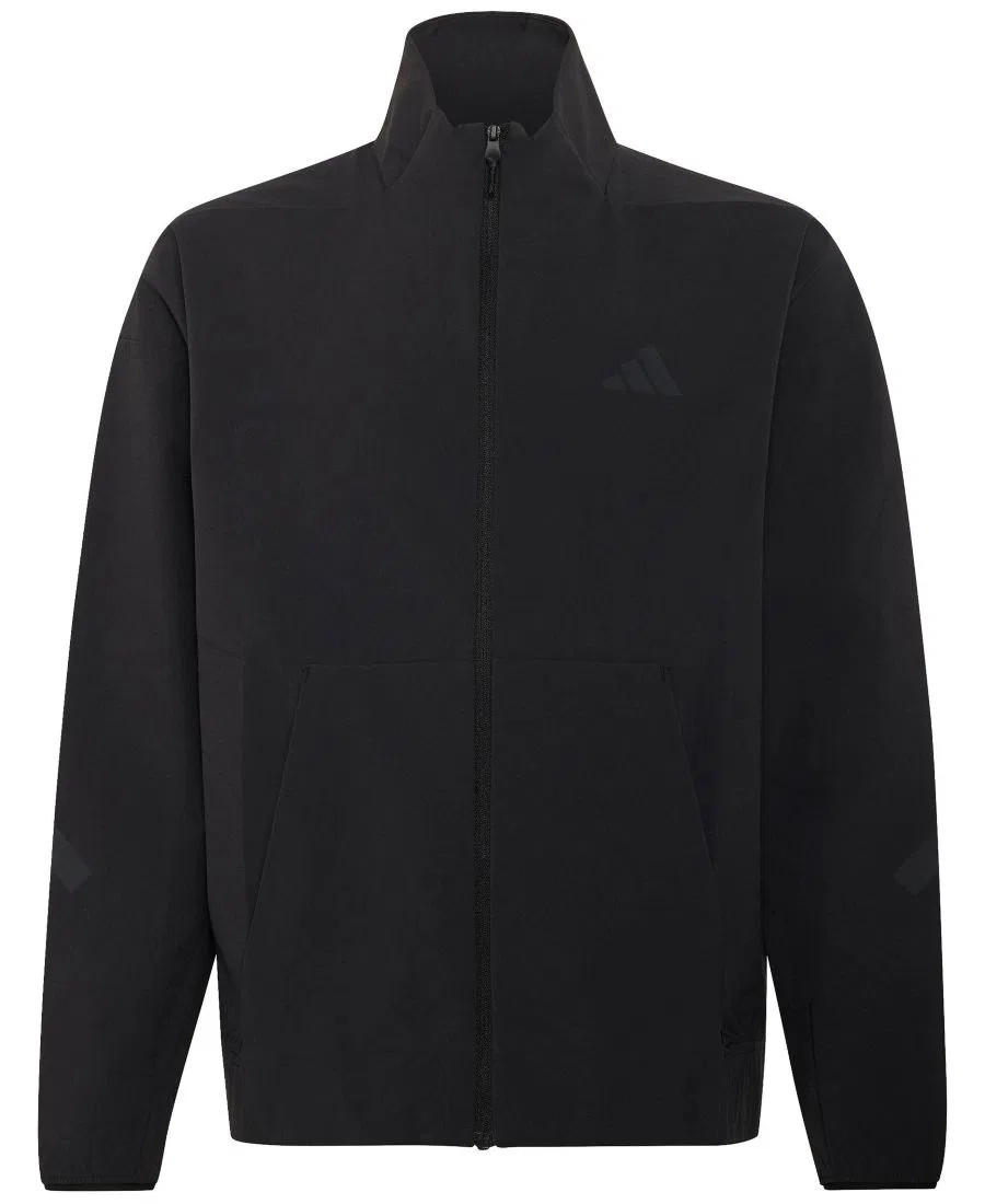 Куртка-ветровка для мальчика с капюшоном adidas, Black — фото 3