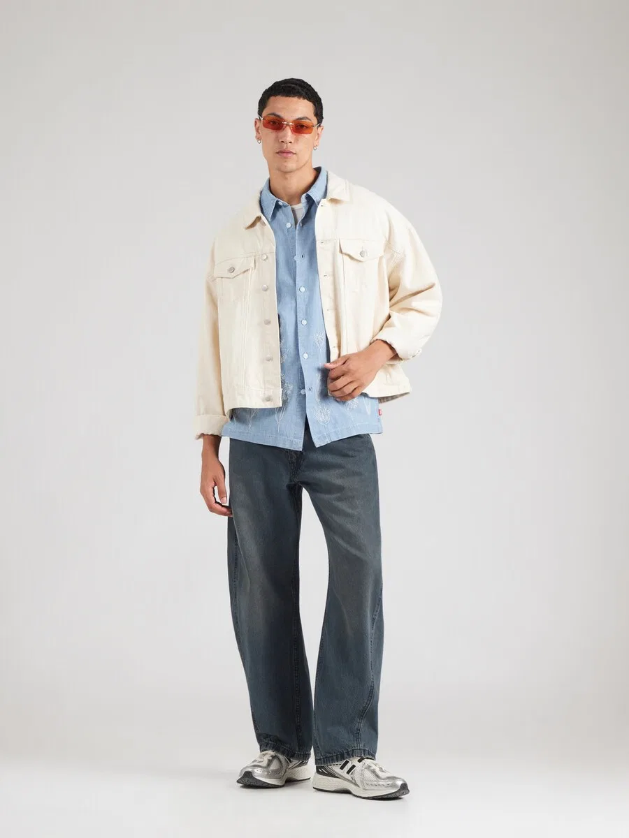 Рубашка LEVI'S Regular fit на пуговицах, цвет «Luru», светло-голубой — фото 4