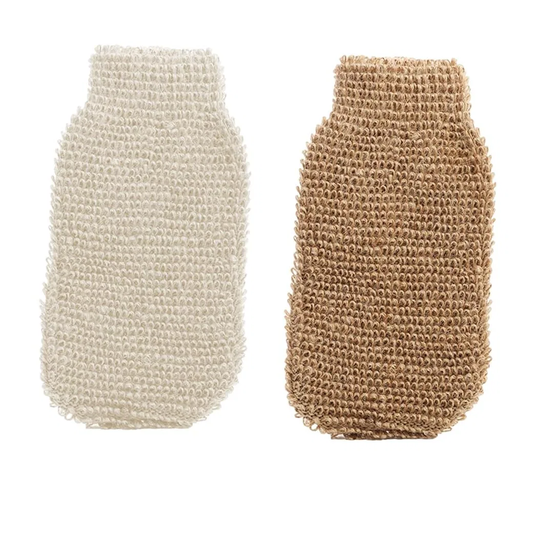 Перчатки для отшелушивания тела, Voarge, 2 шт, 22x12 см, Beige, Brown