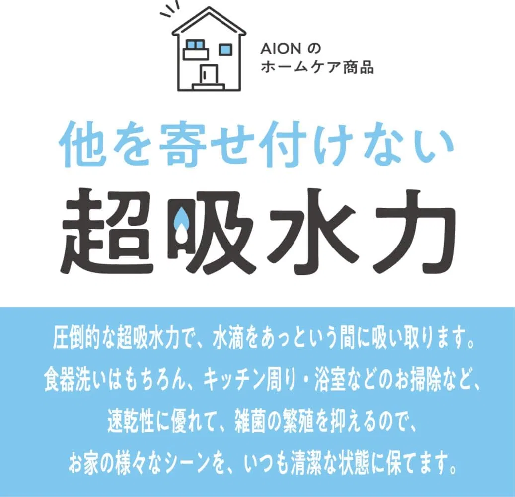 Губка для мытья Super Water Sponge Block, AION, 650 мл, Синий — фото 3