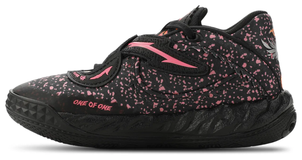 Кроссовки для мальчиков MB.05 Shadows PUMA, цвет Black/Pink/Orange — фото 4
