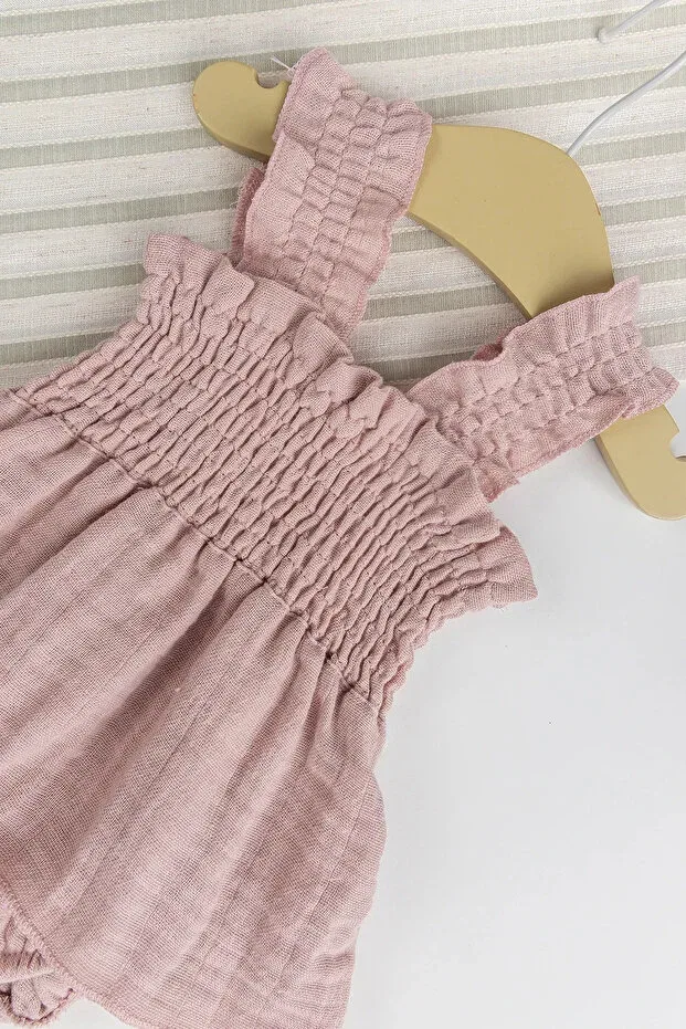 Детское платье для девочек хлопковое Babymod, Dried Rose — фото 3