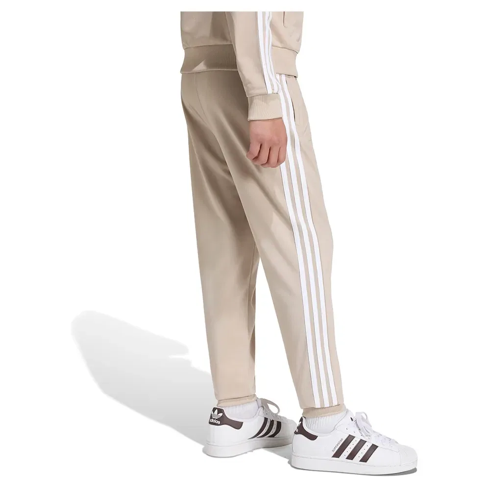 Мужские спортивные штаны с зауженным кроем Adidas Originals SST Track, Beige — фото 2