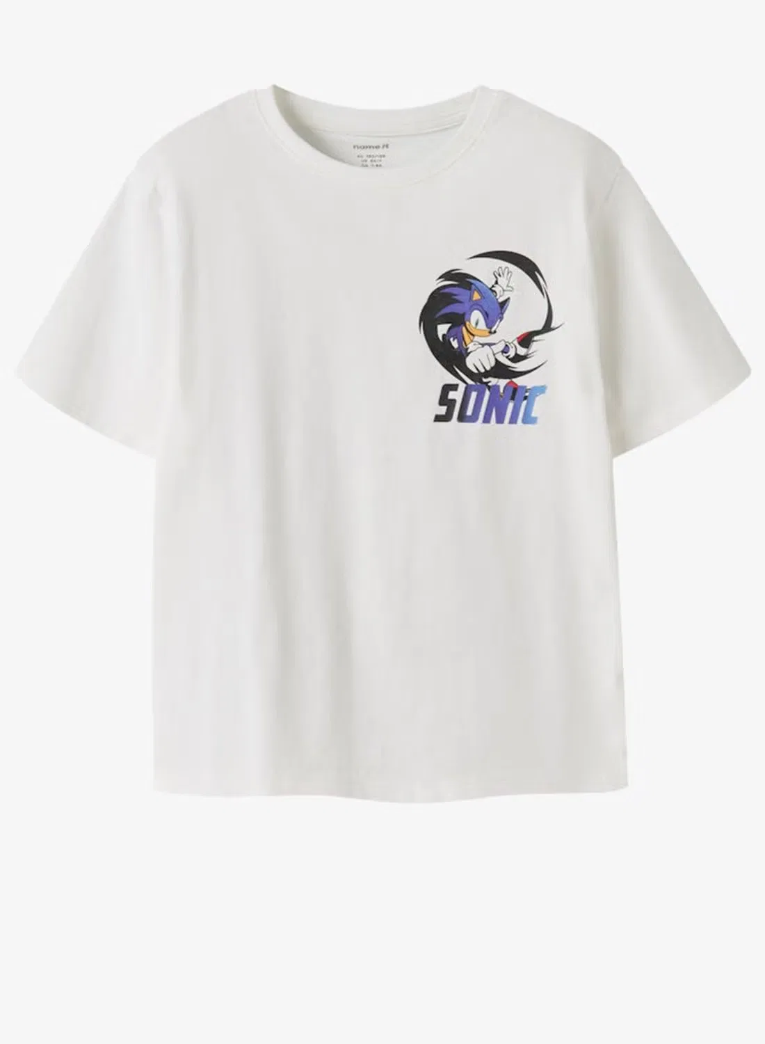 Футболка с принтом Sonic Name It, белый — фото 3