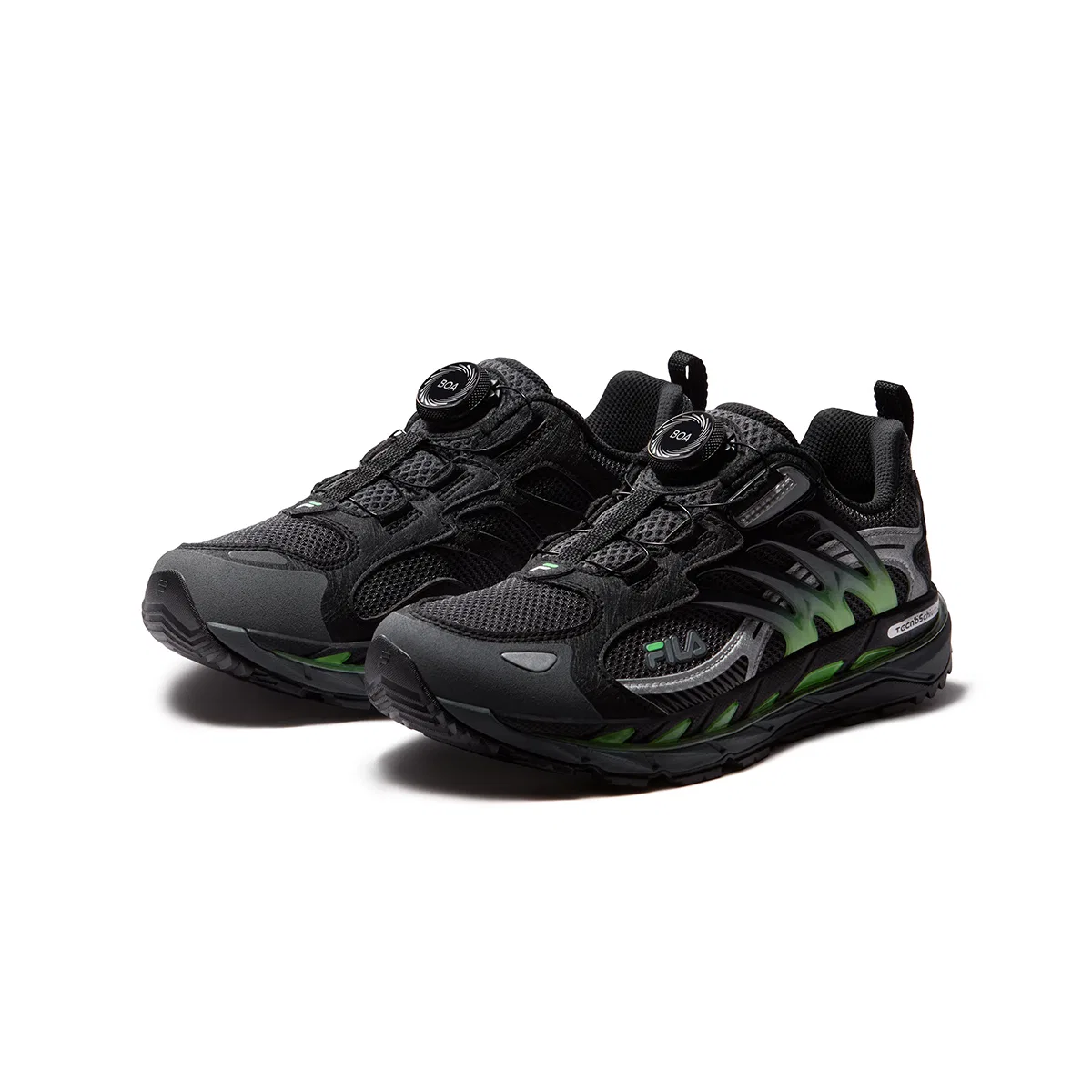 Детские кроссовки для активного отдыха Shadow Black Gray/Black FILA KIDS — фото 4