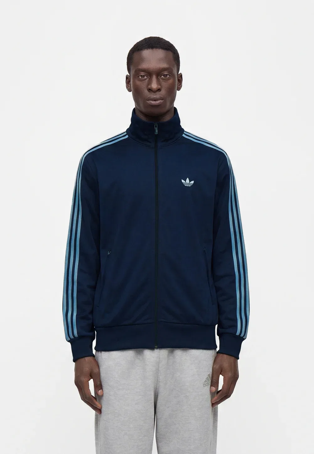 Firebird tt - тренировочная куртка Adidas Originals, Night Indigo/Clear Sky — фото 2