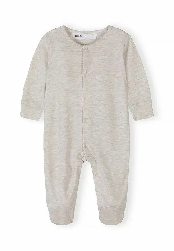 Комплект из 5 боди с длинным рукавом и закрытыми ножками, хлопок, Minoti, Beige/Apricot/Cream, бежевый/кремовый — фото 2