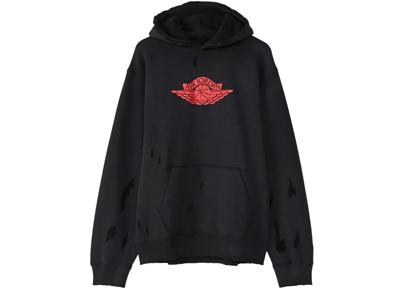 Мужской пуловер с длинным рукавом Hoodie Jordan, Black